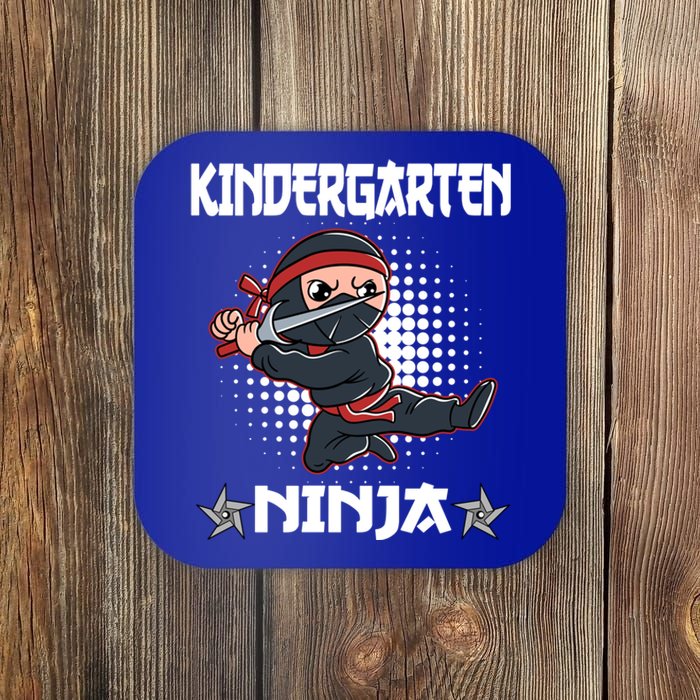 Kindergarten I Come Ninja Fighter Kindergarten Gift Coaster