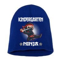 Kindergarten I Come Ninja Fighter Kindergarten Gift Short Acrylic Beanie