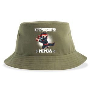 Kindergarten I Come Ninja Fighter Kindergarten Gift Sustainable Bucket Hat