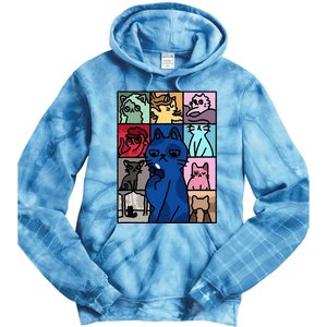 Karma Is Cat Cat Lover Tie Dye Hoodie