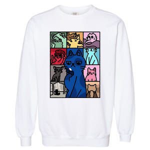 Karma Is Cat Cat Lover Garment-Dyed Sweatshirt