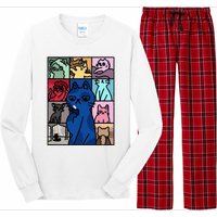 Karma Is Cat Cat Lover Long Sleeve Pajama Set