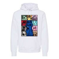 Karma Is Cat Cat Lover Premium Hoodie