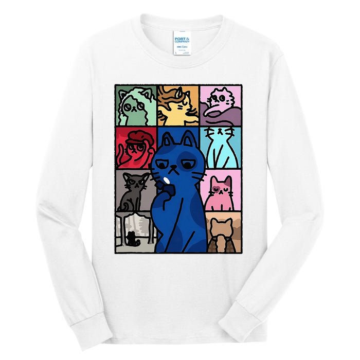 Karma Is Cat Cat Lover Tall Long Sleeve T-Shirt