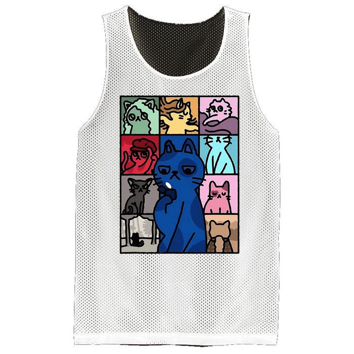 Karma Is Cat Cat Lover Mesh Reversible Basketball Jersey Tank