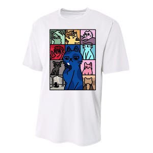 Karma Is Cat Cat Lover Performance Sprint T-Shirt