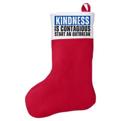 Kindness Is Contagious Start An Outbreak Felt Holiday Christmas Stocking