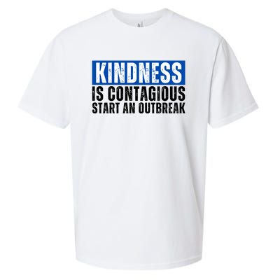 Kindness Is Contagious Start An Outbreak Sueded Cloud Jersey T-Shirt