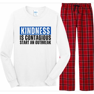 Kindness Is Contagious Start An Outbreak Long Sleeve Pajama Set