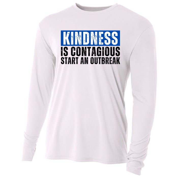 Kindness Is Contagious Start An Outbreak Cooling Performance Long Sleeve Crew