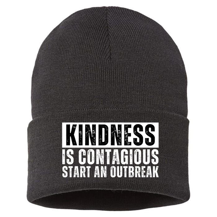 Kindness Is Contagious Start An Outbreak Sustainable Knit Beanie