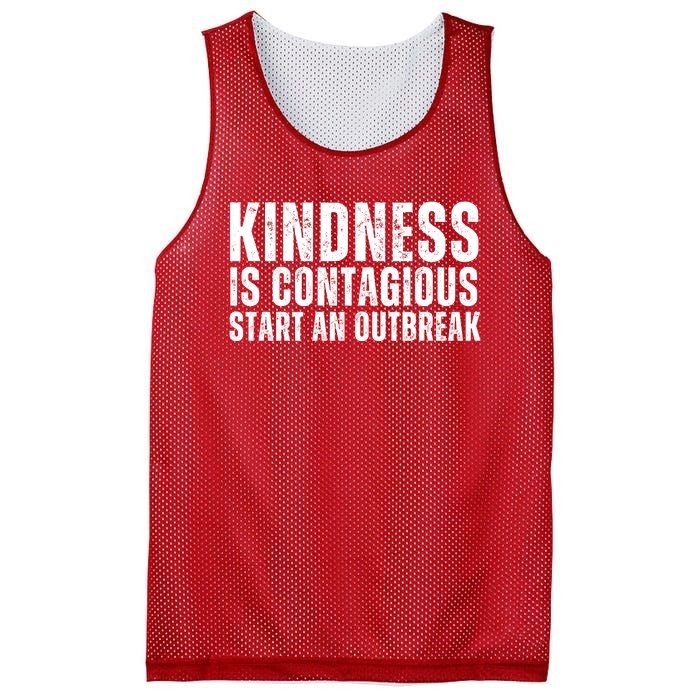 Kindness Is Contagious Start An Outbreak Mesh Reversible Basketball Jersey Tank