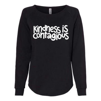 Kindness Is Contagious Anti Bullying Orange Unity Day Meaningful Gift Womens California Wash Sweatshirt