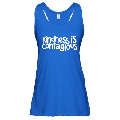 Kindness Is Contagious Anti Bullying Orange Unity Day Meaningful Gift Ladies Essential Flowy Tank