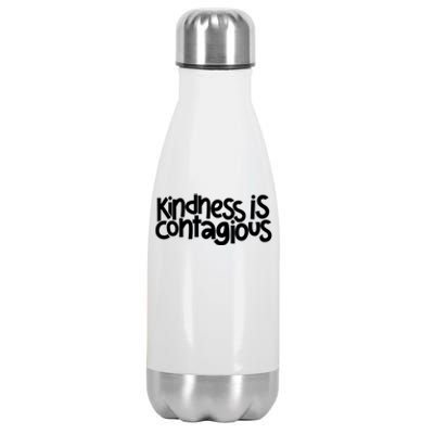 Kindness Is Contagious Anti Bullying Orange Unity Day Meaningful Gift Stainless Steel Insulated Water Bottle