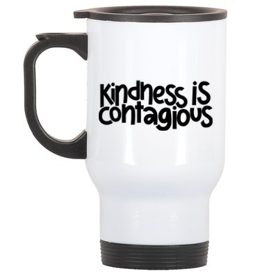 Kindness Is Contagious Anti Bullying Orange Unity Day Meaningful Gift Stainless Steel Travel Mug