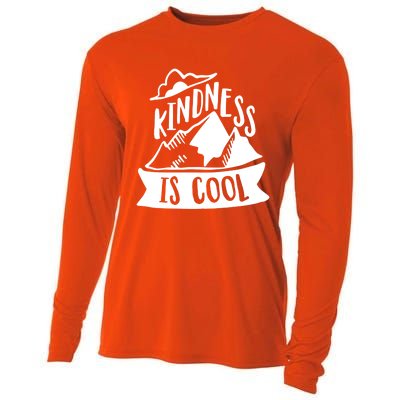 Kindness Is Cool Anti Bullying Kind Week Unity Day Gift Cooling Performance Long Sleeve Crew