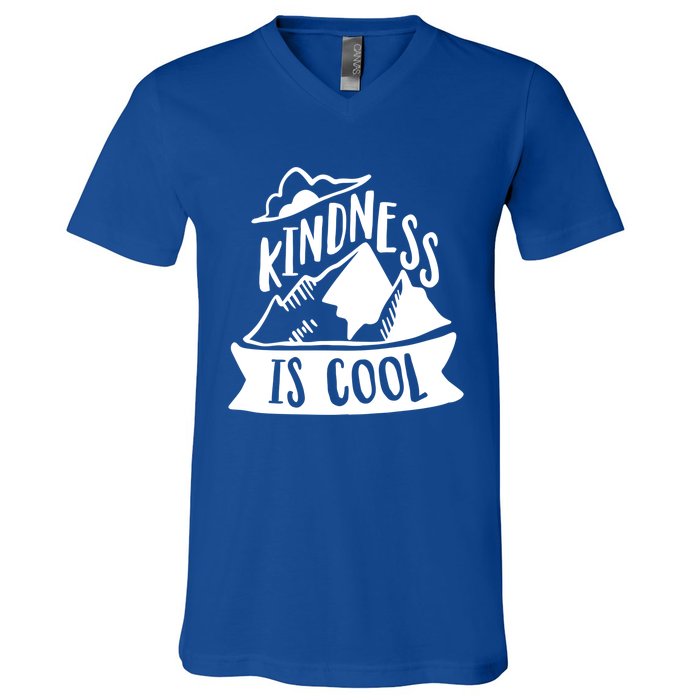 Kindness Is Cool Anti Bullying Kind Week Unity Day Gift V-Neck T-Shirt