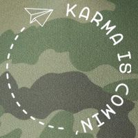 Karma Is Comin' Legacy Tie Dye Trucker Hat