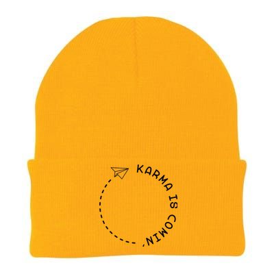 Karma Is Comin' Knit Cap Winter Beanie