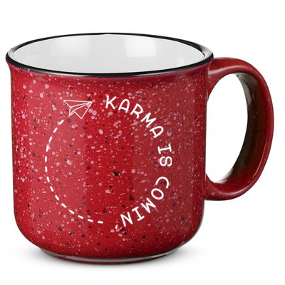 Karma Is Comin' 15oz Campfire Ceramic Mug