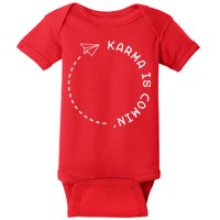 Karma Is Comin' Baby Bodysuit