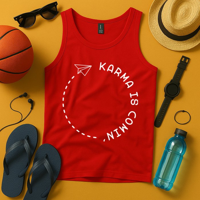 Karma Is Comin' Tank Top