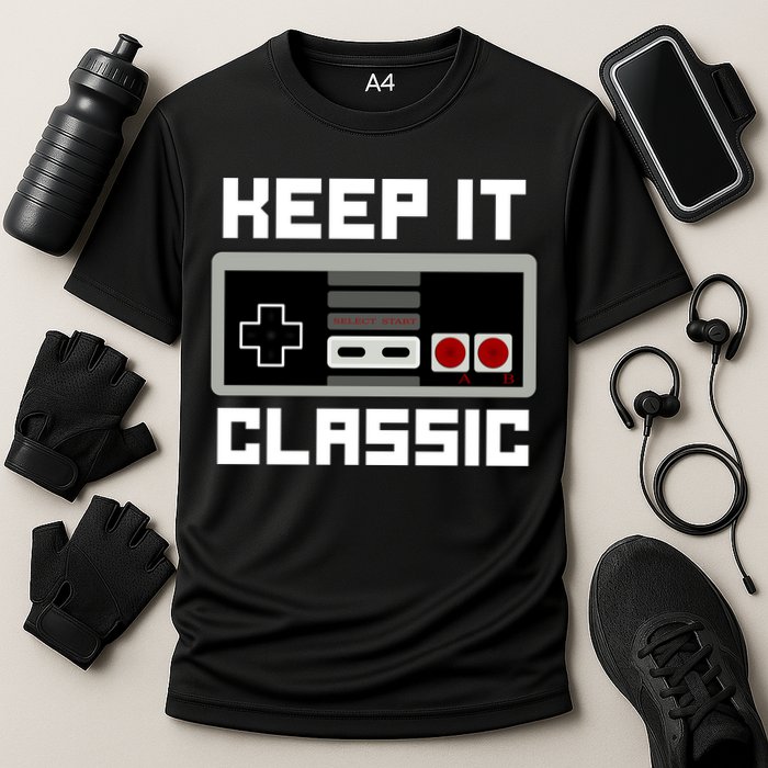 Keep It Classic Retro Gamer Cooling Performance Crew T-Shirt