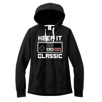 Keep It Classic Retro Gamer Women's Fleece Hoodie