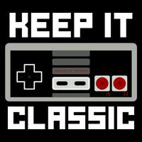 Keep It Classic Retro Gamer Flat Bill Trucker Hat
