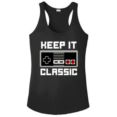 Keep It Classic Retro Gamer Ladies PosiCharge Competitor Racerback Tank