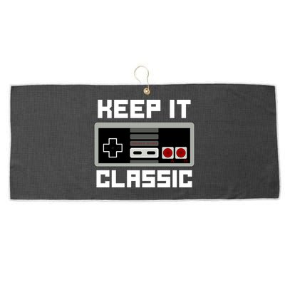 Keep It Classic Retro Gamer Large Microfiber Waffle Golf Towel