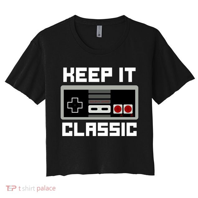 Keep It Classic Retro Gamer Crop Top