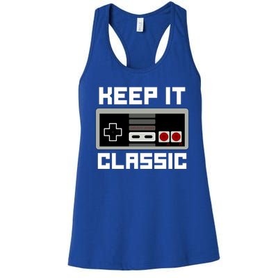 Keep It Classic Retro Gamer Women's Racerback Tank