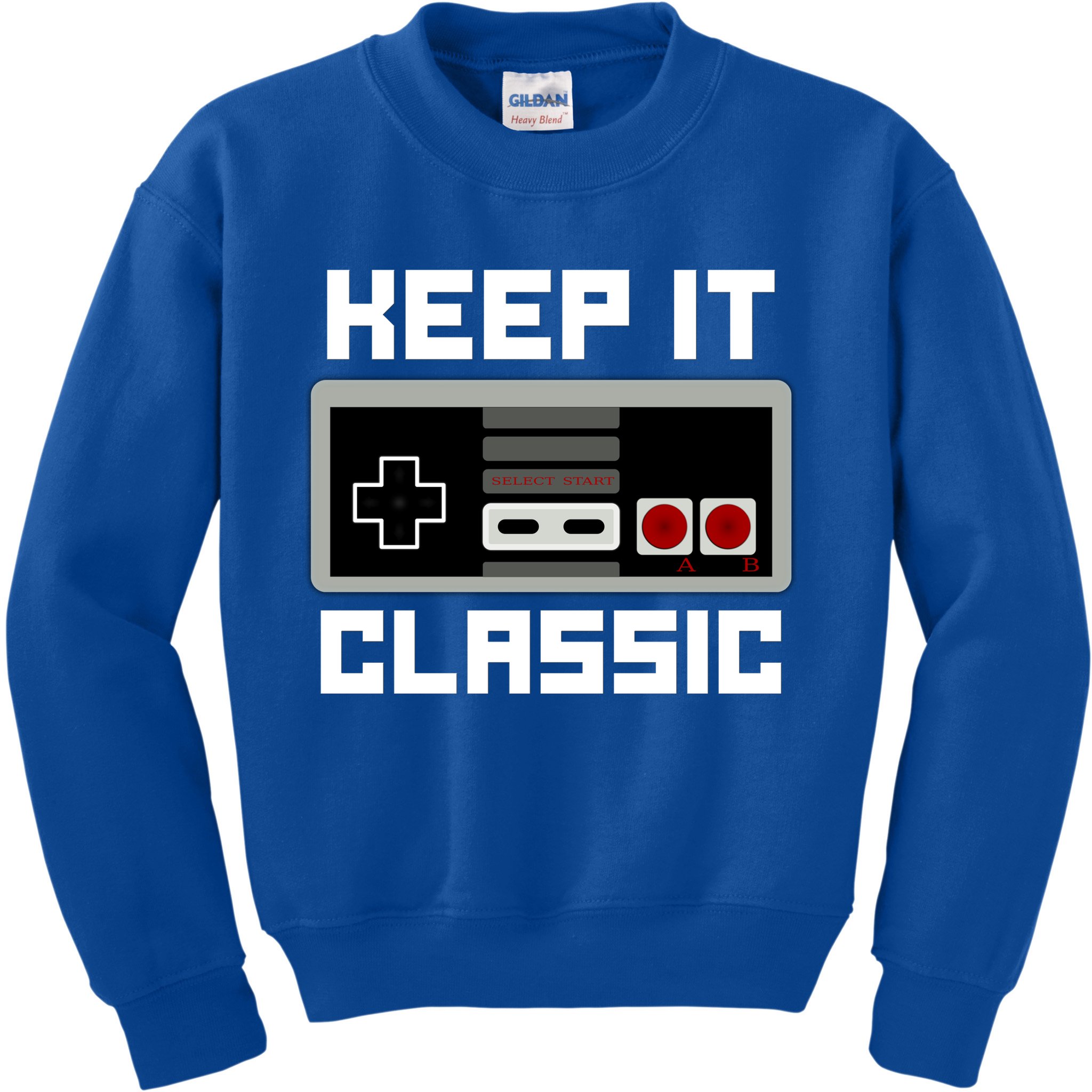 Keep It Classic Retro Gamer Kids Sweatshirt