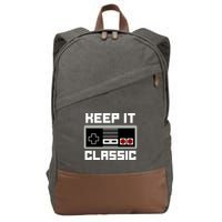 Keep It Classic Retro Gamer Cotton Canvas Backpack
