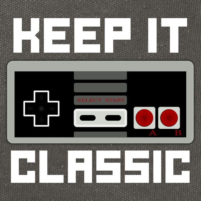 Keep It Classic Retro Gamer Cotton Canvas Backpack