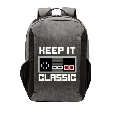 Keep It Classic Retro Gamer Vector Backpack