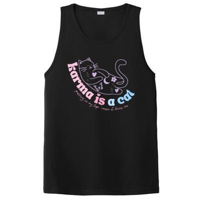 Karma Is Cat Purring In My Lap Cause It Loves Me  PosiCharge Competitor Tank