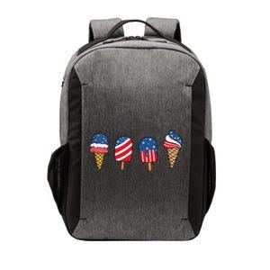 Kids Ice Cream 4th Of July Cool Dessert Patriotic Kids Toddlers Vector Backpack