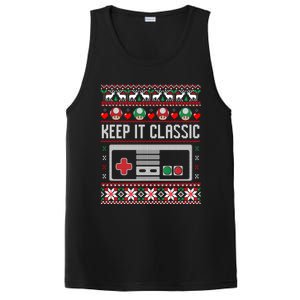 Keep It Classic Video Game Retro Ugly Christmas Gamer Gift PosiCharge Competitor Tank