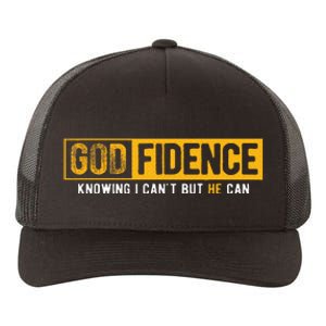 Knowing I CanT But He Can Christian Religious Jesus Yupoong Adult 5-Panel Trucker Hat