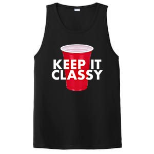 Keep It Classy Cute Gift Red Cup Party Beer Ing College Novelty Gift PosiCharge Competitor Tank