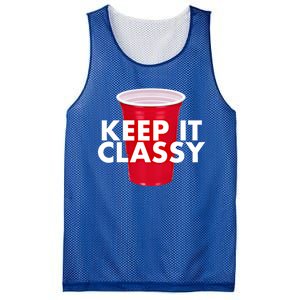 Keep It Classy Cute Gift Red Cup Party Beer Ing College Novelty Gift Mesh Reversible Basketball Jersey Tank