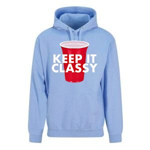 Keep It Classy Cute Gift Red Cup Party Beer Ing College Novelty Gift Unisex Surf Hoodie