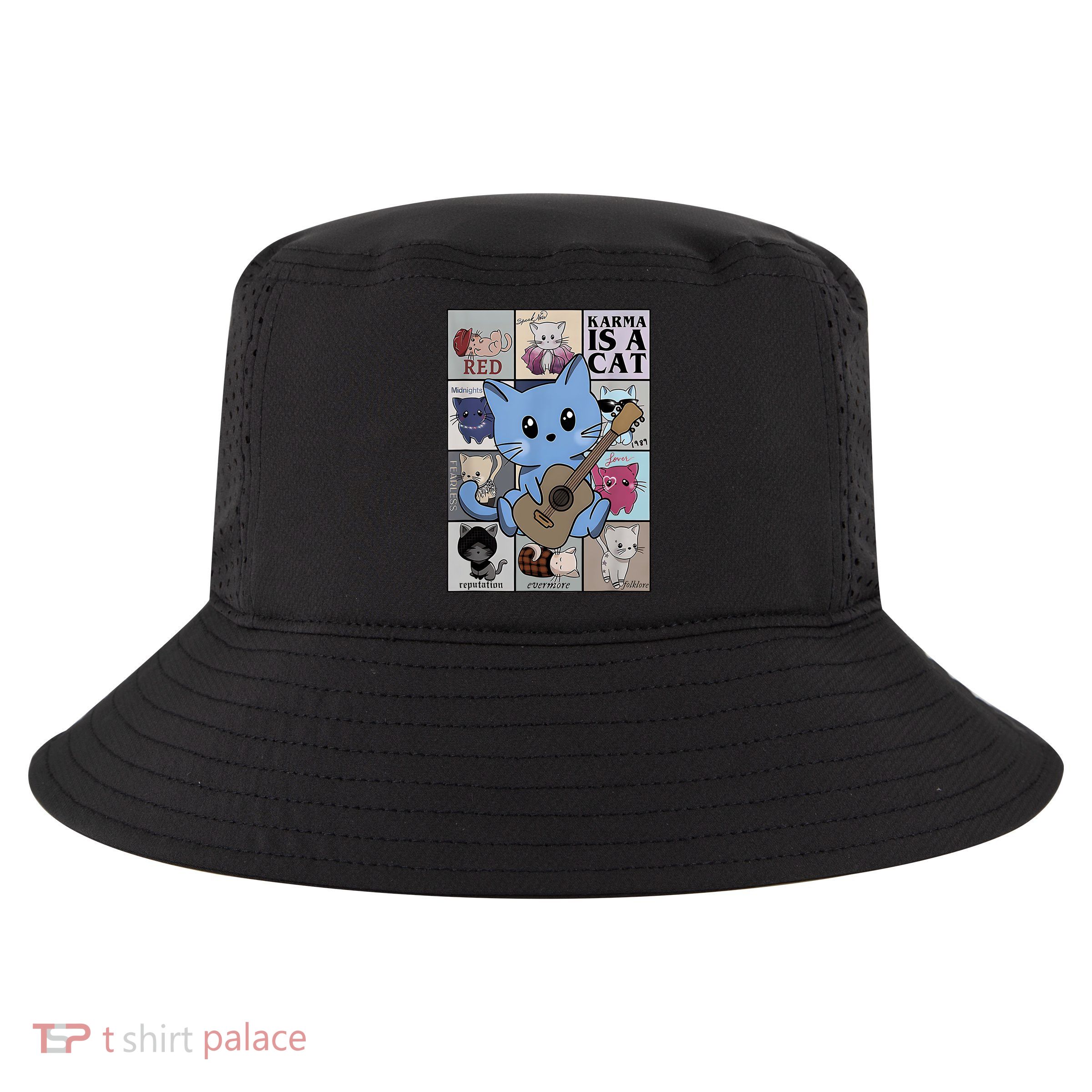 Karma Is Cat Album Cool Comfort Performance Bucket Hat