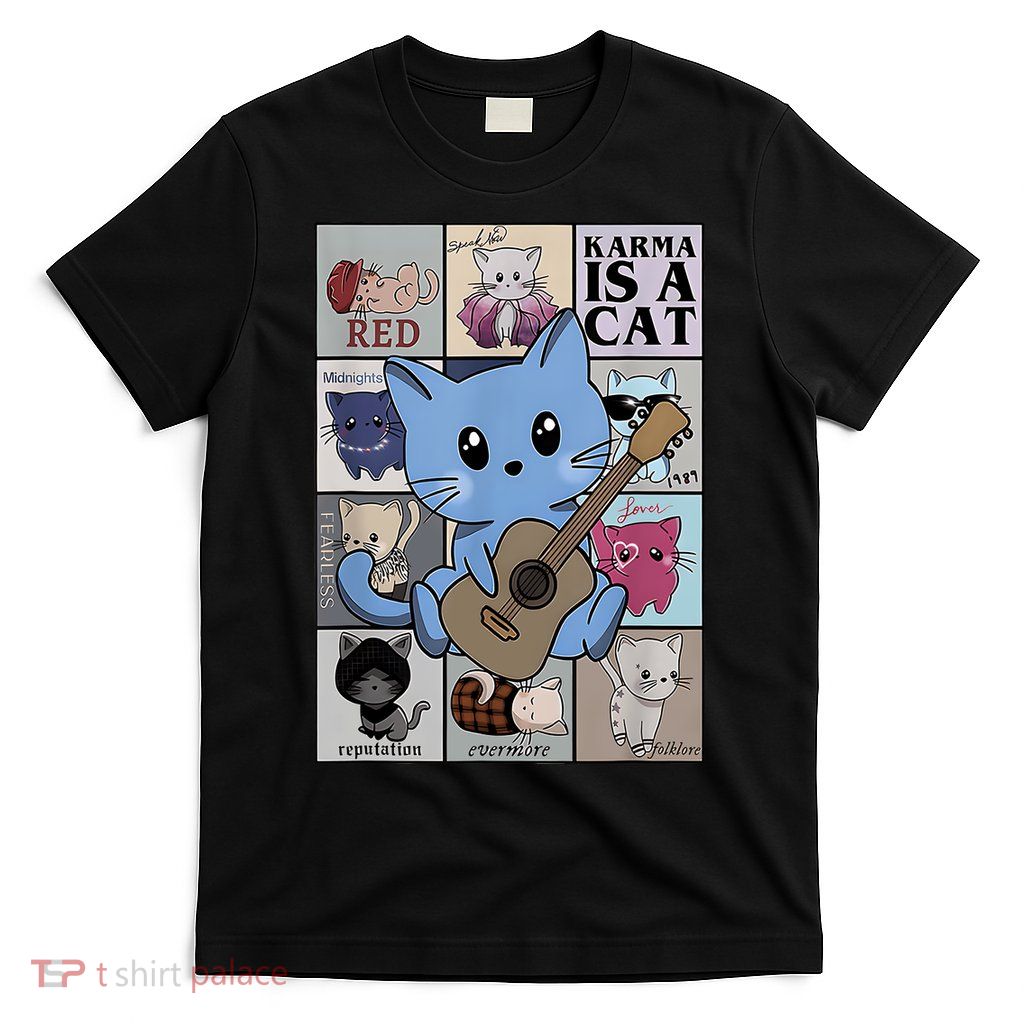 Karma Is Cat Album T-Shirt