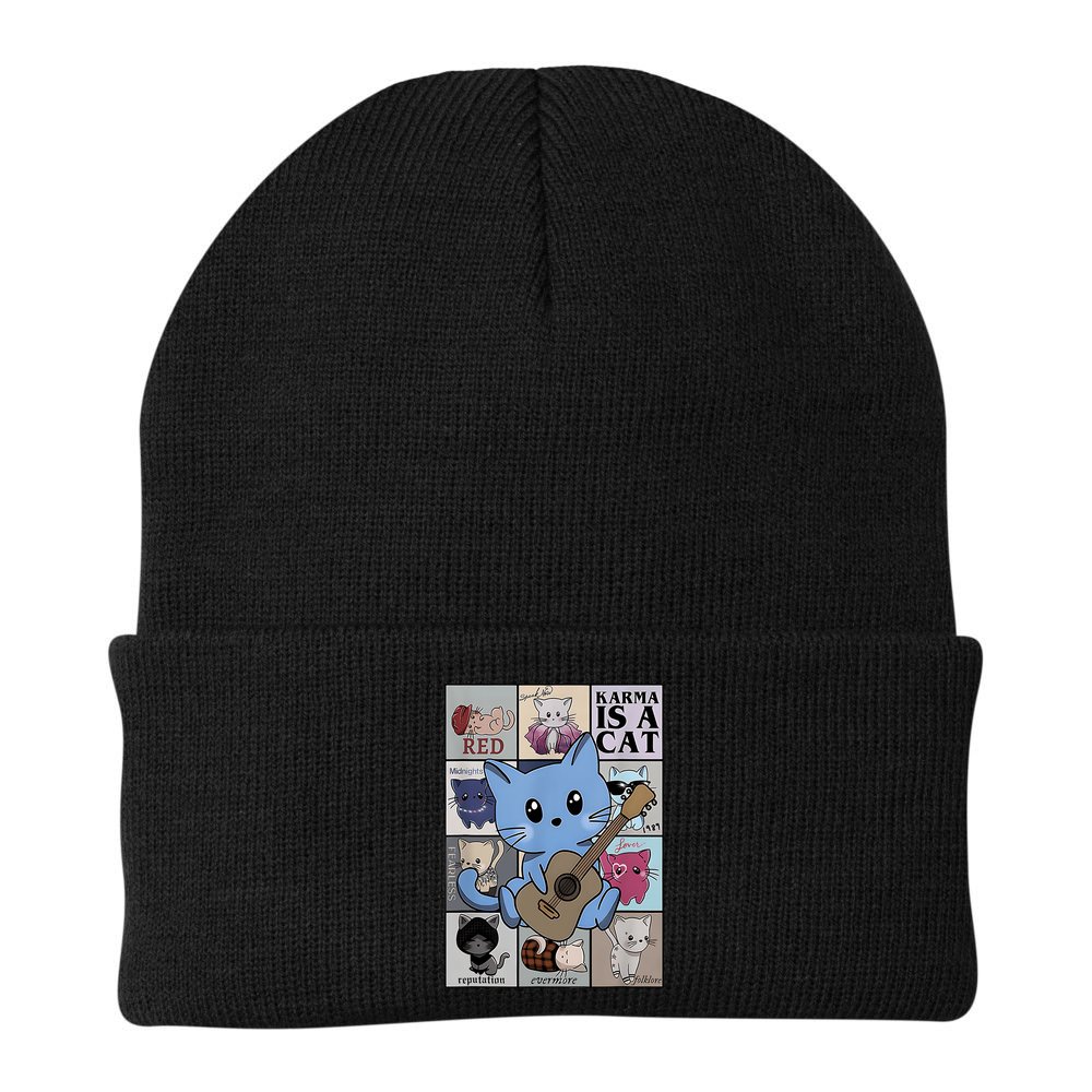Karma Is Cat Album Beanie