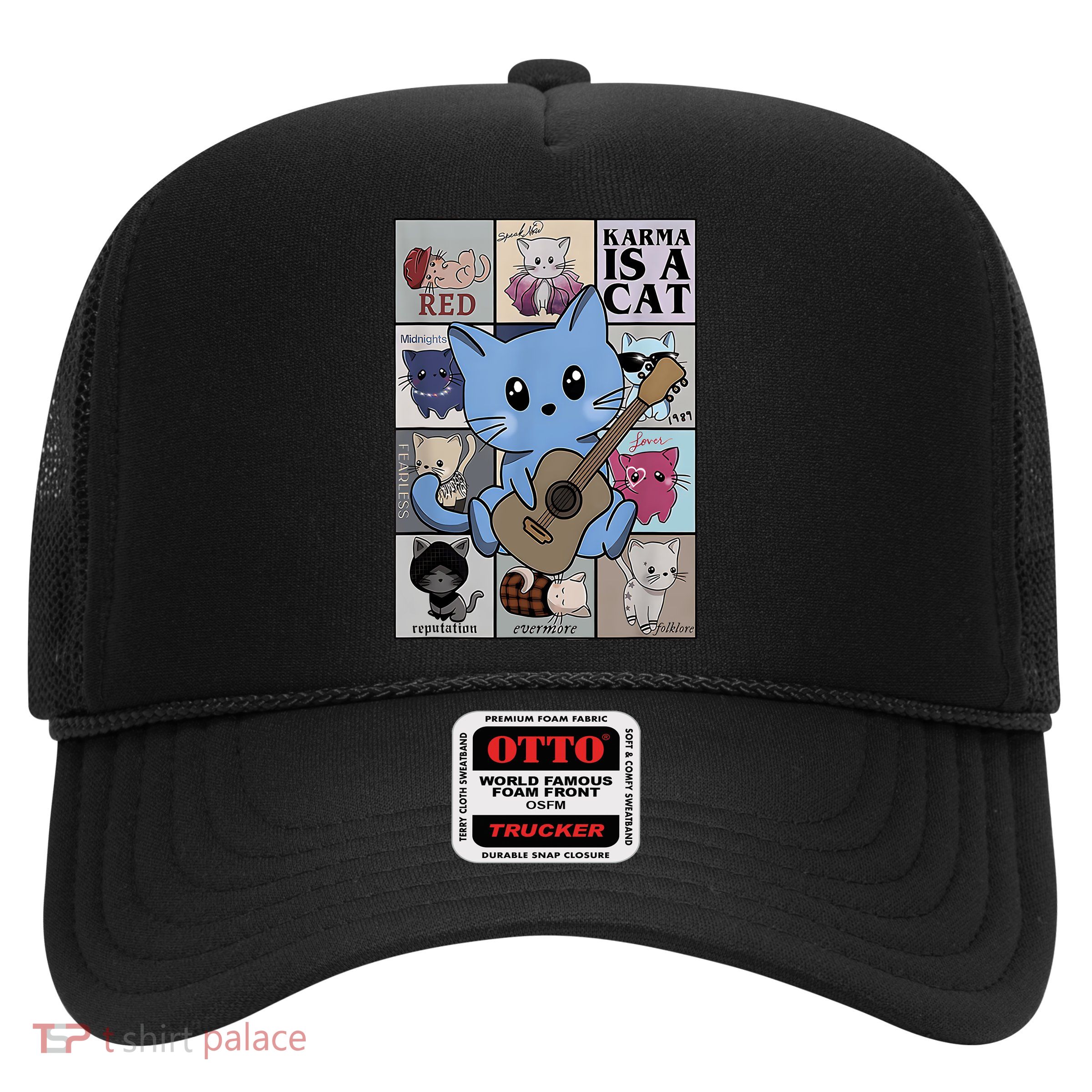 Karma Is Cat Album Trucker Hat