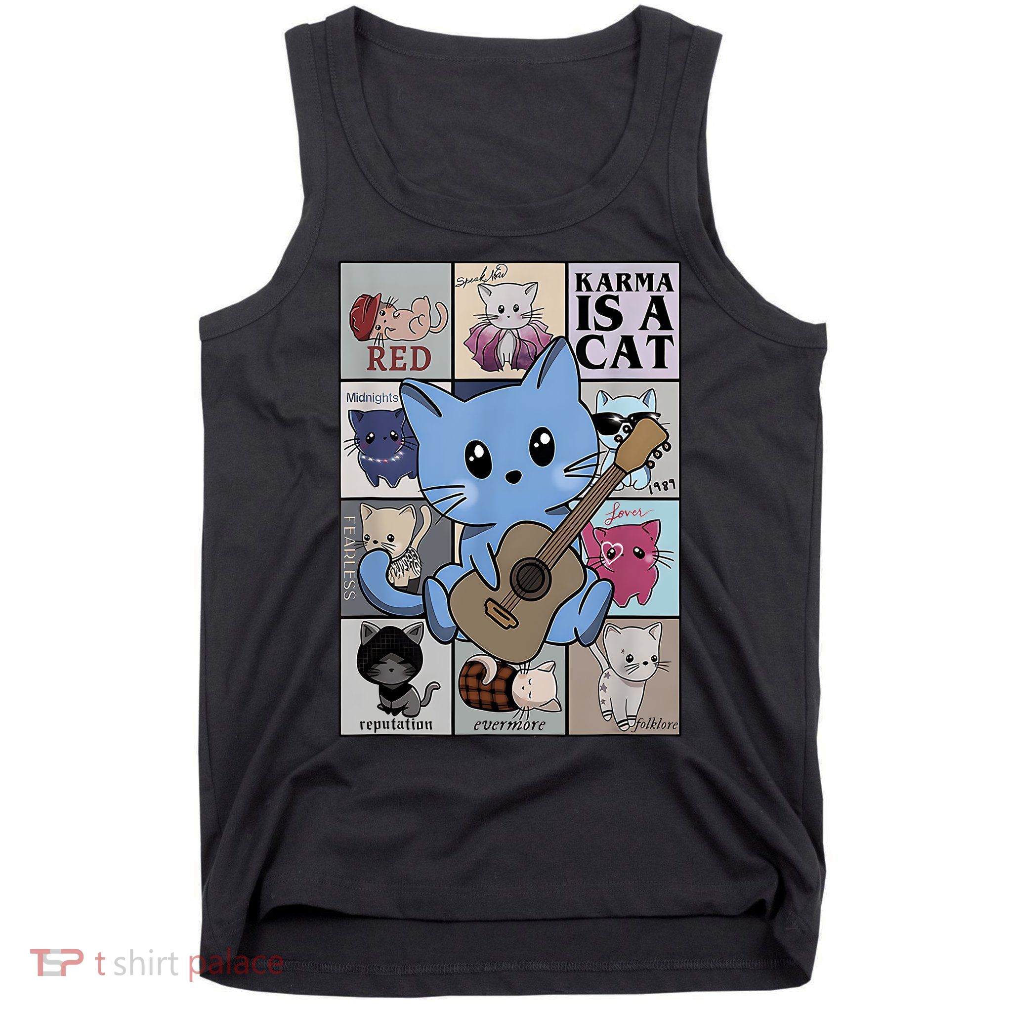 Karma Is Cat Album Tank Top